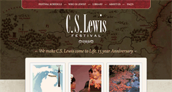 Desktop Screenshot of cslewisfestival.org